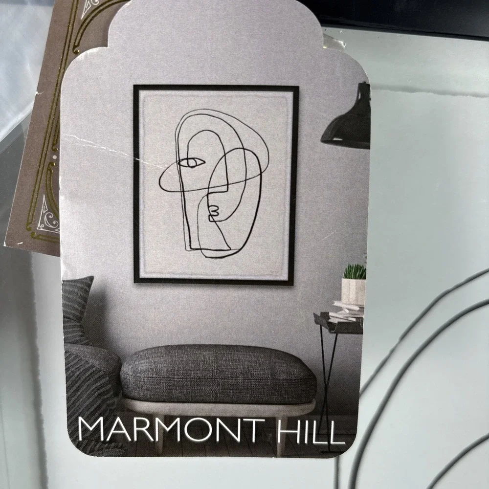 25x20 MAR  MONT HILL‎ Face Drawing Framed Open Box